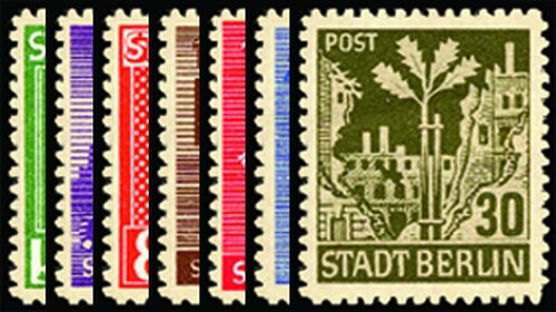 SBZ 1945 Mi.-Nr. 1-7 B - postfrisch
