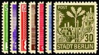 SBZ 1945 Mi.-Nr. 1-7 B - postfrisch