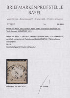 Deutsches Reich 1872 Mi.-Nr.28 FA - gestempelt