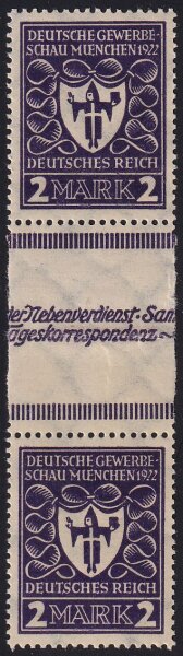 Inflation 1922 Mi.-Nr. 200 ZS - postfrisch