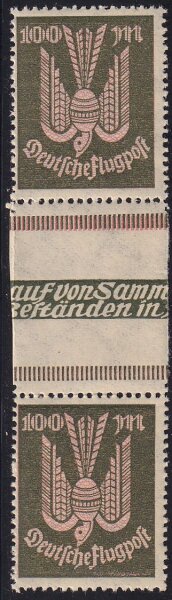 Inflation 1923 Mi.-Nr. 237 ZS - postfrisch