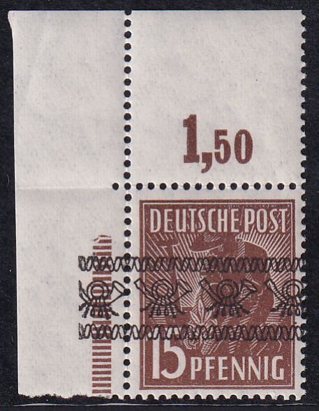 Bizone 1948 Mi.-Nr. 41 P OR dgz - postfrisch