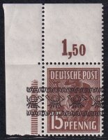 Bizone 1948 Mi.-Nr. 41 P OR dgz - postfrisch