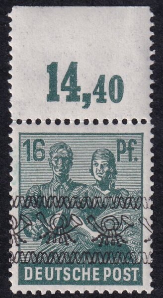 Bizone 1948 Mi.-Nr. 42 P OR dgz - postfrisch