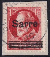 Kopie von Saargebiet 1920 Mi.-Nr. 20 b - gestempelt...