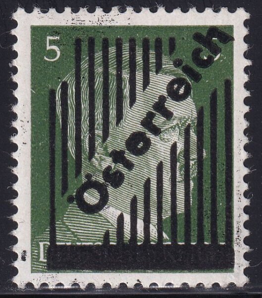 Österreich 1945 AHK th. 668 I ax postfrisch Aufdruckabklatsch Befund VÖB