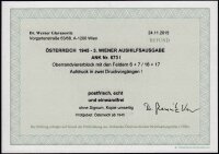 Österreich 1945 Wiener Aufdruck Nr 673 I 4er Block...