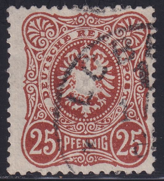 Deutsches Reich 1880 Mi.-Nr. 43 ba - gestempelt geprüft