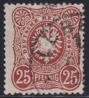 Deutsches Reich 1880 Mi.-Nr. 43 ba - gestempelt geprüft