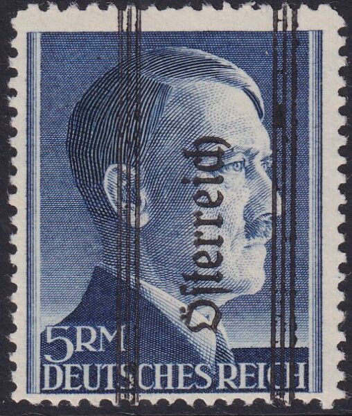 Österreich 1945 Nr. 696 II II Plattenfehler  fettes "ch" - postfrisch Attest VÖB