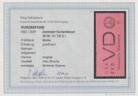 DDR Dienst ZKD 1965 Mi.-Nr. VD 2 I Befund - postfrisch Abart