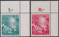 BRD 1949 Nr. 111-112 Eckrand Befund - postfrisch