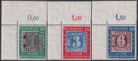 BRD 1949 Nr. 113-15 Eckrand Befund - postfrisch