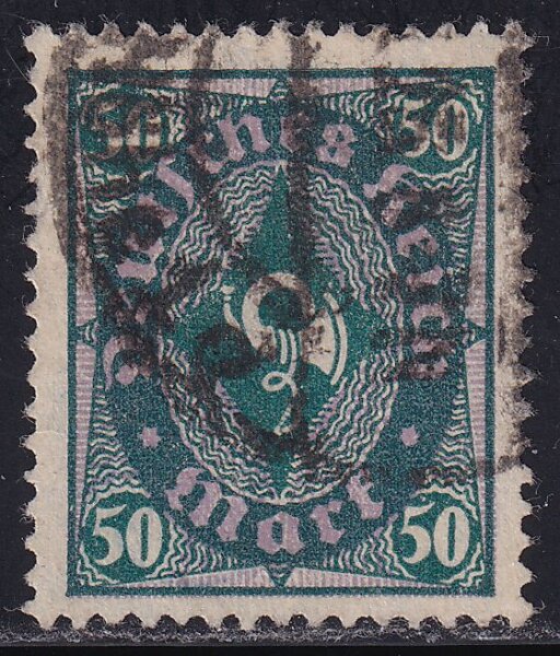 Deutsches Reich 1922 Mi.-Nr. 209 P Y -gestempelt Attest BPP