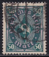 Deutsches Reich 1922 Mi.-Nr. 209 P Y -gestempelt Attest BPP