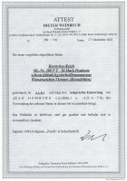 Deutsches Reich 1922 Mi.-Nr. 209 P Y -gestempelt Attest BPP