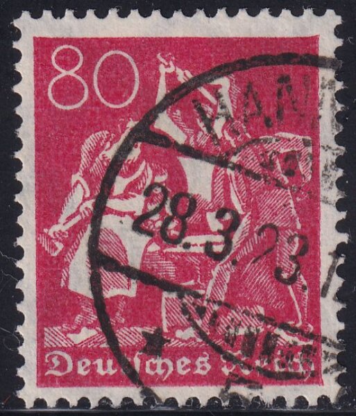 Deutsches Reich 1921 Mi.-Nr. 186 - gestempelt geprüft