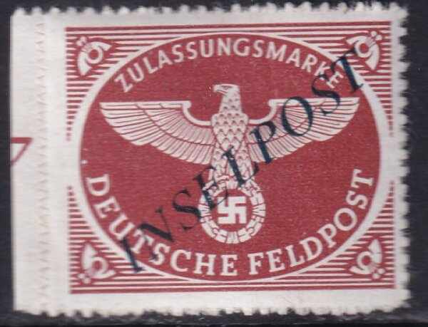 Feldpost 1944 Mi.-Nr. 10 BbI - postfrisch geprüft