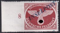 Feldpost 1944 Mi.-Nr. 10 BbI - postfrisch Randstück...