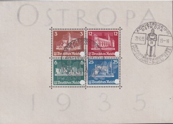 Deutsches Reich 1935 Block 3 - gestempelt