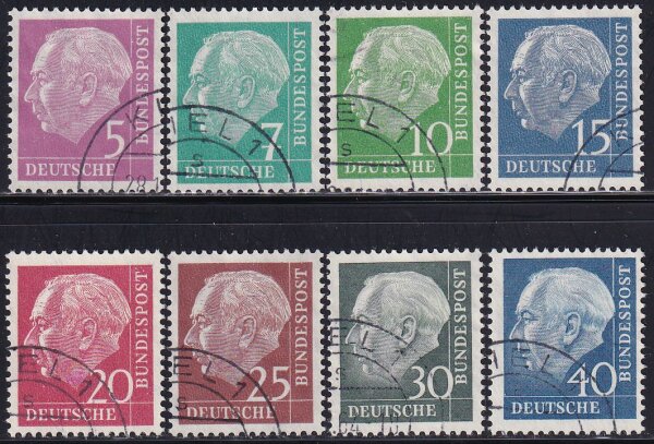 BRD 1954 Mi.Nr. Hs lumo - gestempelt Fotobefund