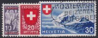 Schweiz 1939 Mi.-Nr. 341-343 - gestempelt