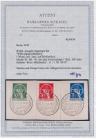 Berlin 1949 Mi.-Nr. 68-70 - Briefstücke Luxus...