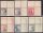 Österreich 1934 Mi.-Nr. 591-596 - postfrisch Eckrand Befund VÖB