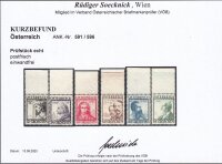 Österreich 1934 Mi.-Nr. 591-596 - postfrisch...