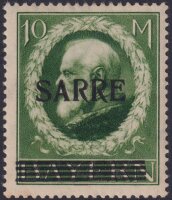 Saargebiet 1920 Mi.-Nr. 31 - ungebraucht Patina signiert