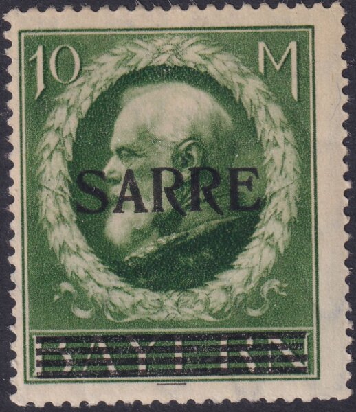 Saargebiet 1920 Mi.-Nr. 31 - ungebraucht signiert Burger
