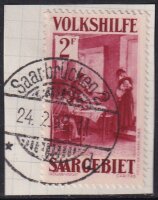 Saargebiet 1931 Mi.-Nr. 155 auf Unterlage Luxus...