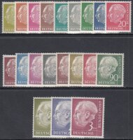 BRD 1954 Nr. 177-196 Theodor Heuss geprüft - postfrisch