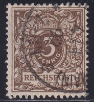 Deutsches Reich 1889 Mi.-Nr. 45 b - gestempelt geprüft