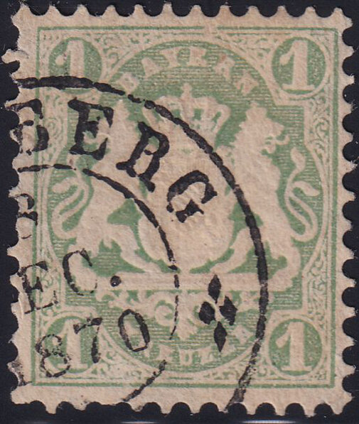 Bayern 1870 Mi.-Nr. 22 Xa - gestempelt