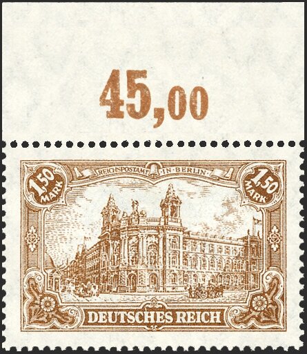 Inflation 1920 Mi.-Nr. 114 a P OR Oberrand - postfrisch