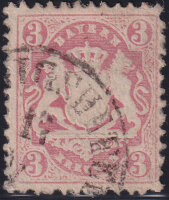 Bayern 1870 Mi.-Nr. 23 X - gestempelt