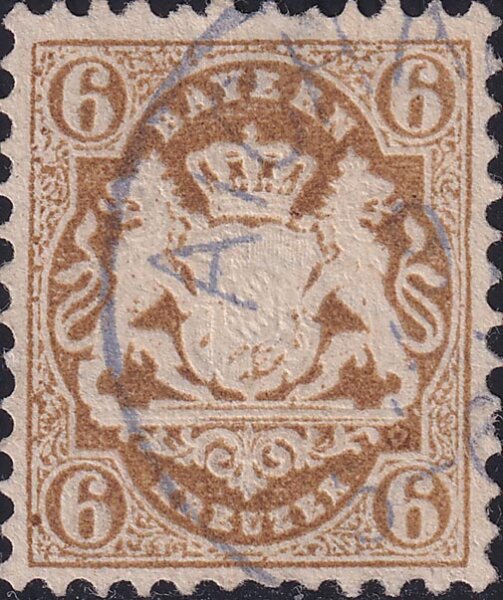 Bayern 1870 Mi.-Nr. 24 Y - gestempelt