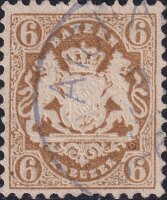 Bayern 1870 Mi.-Nr. 24 Y - gestempelt