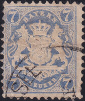 Bayern 1870 Mi.-Nr. 25 Xa - gestempelt