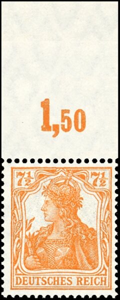 Inflation 1916 Mi.-Nr. 99 a P OR Oberrand - postfrisch geprüft