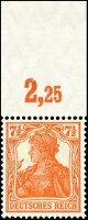 Inflation 1916 Mi.-Nr. 99 b P OR Oberrand - postfrisch