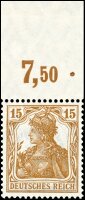 Inflation 1916 Mi.-Nr. 100 a P OR Oberrand - postfrisch