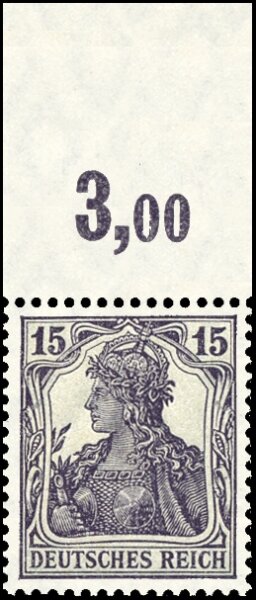 Inflation 1917 Mi.-Nr. 101 a P OR Oberrand - postfrisch
