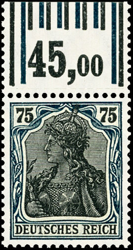 Inflation 1918 Mi.-Nr. 104 a W OR Oberrand 141/151 - postfrisch