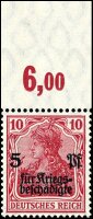 Inflation 1919 Mi.-Nr. 105 c P OR Oberrand - postfrisch