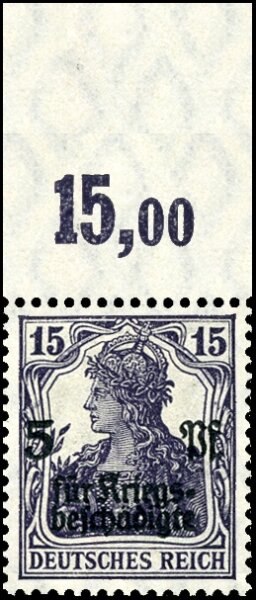 Inflation 1919 Mi.-Nr. 106 a P OR Oberrand - postfrisch