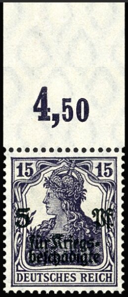 Inflation 1919 Mi.-Nr. 106 c P OR Oberrand - postfrisch geprüft
