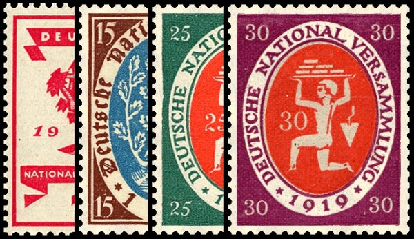 Inflation 1919 Mi.-Nr. 107-110 - postfrisch