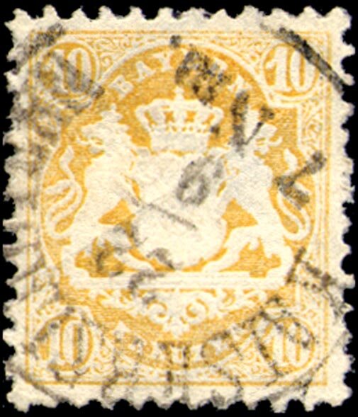 Bayern 1870 Mi.-Nr. 29 Y - gestempelt